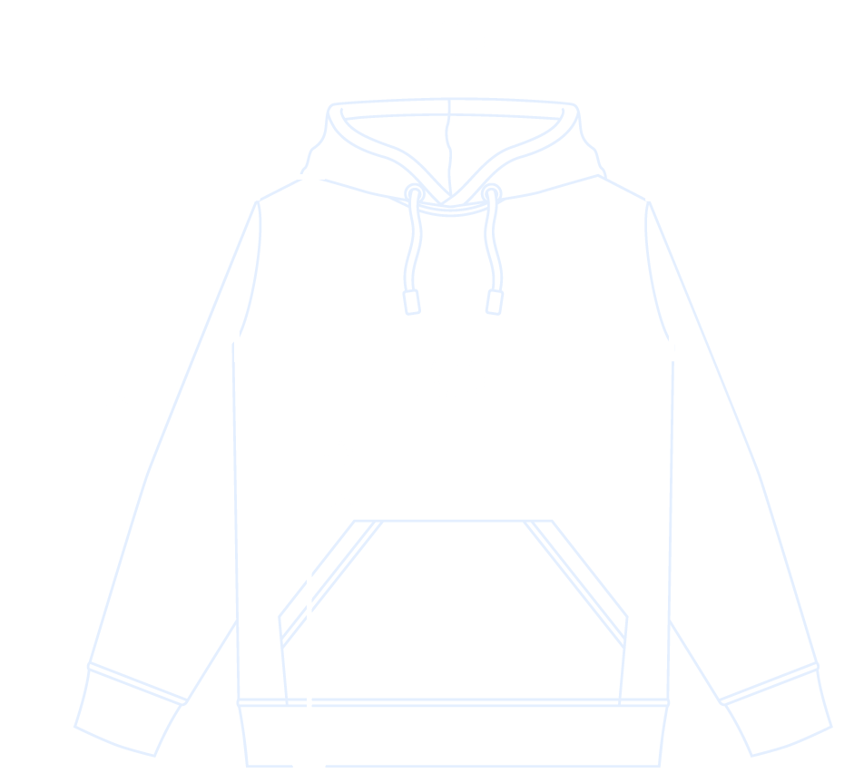 蝦戰先下帽T-尺寸丈量方式